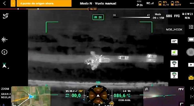 VIDEO muestra ataque con dron en Guadalupe y Calvo