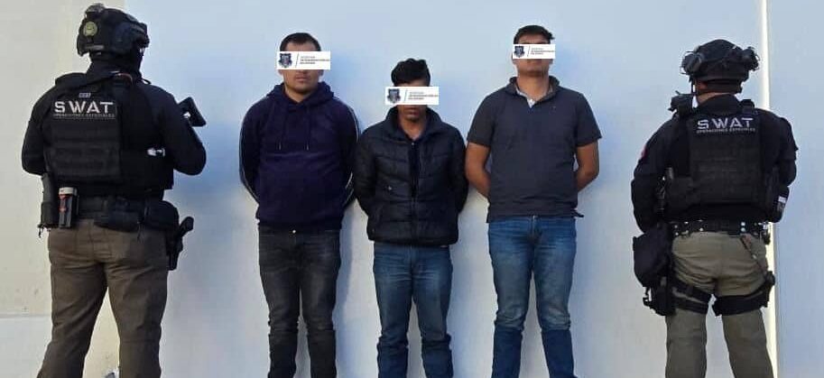 Asegura Operativo Conjunto captura a tres hombres tras enfrentamiento en calles de Guachochi 