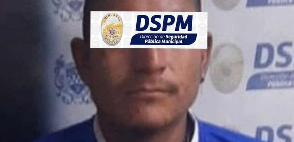 Asegura DSPM a vendedor de cristal en la colonia Mármol Viejo
