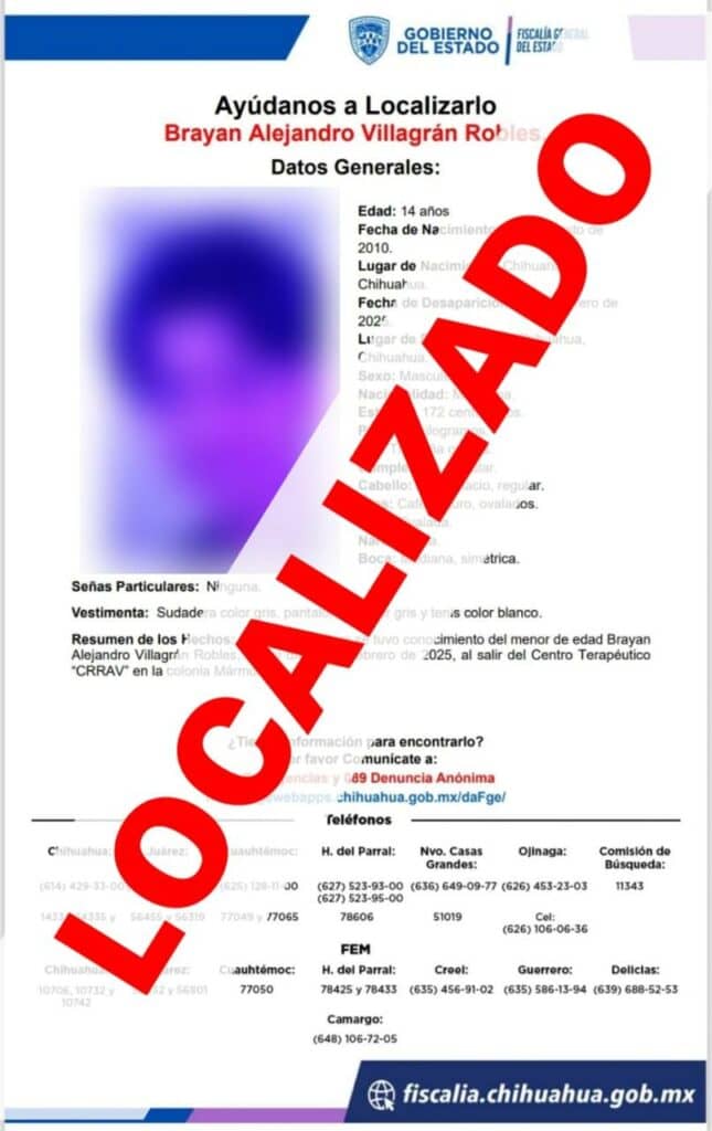 Localiza FGE a tres menores de edad con reporte de ausencia