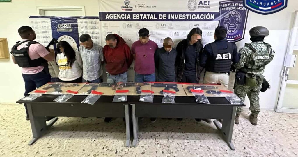 Detiene Operativo Conjunto a 6 con droga y armas de fuego en la colonia Diego Lucero 