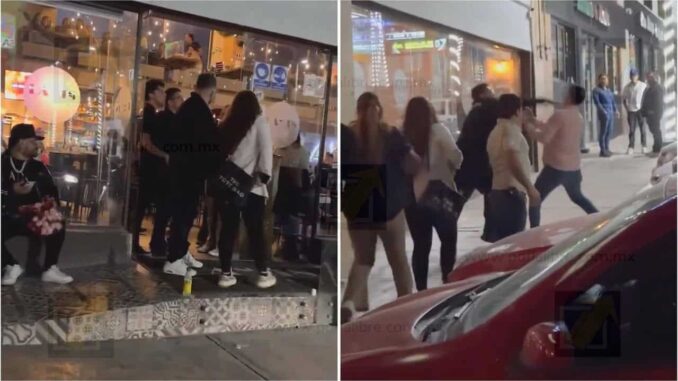 Discusión entre clientes y meseros en «La 18» termina en pelea