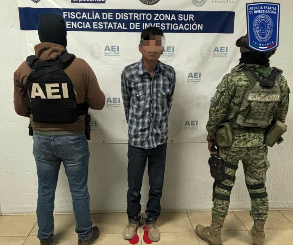 Capturan AEI y SEDENA a sujeto acusado de llevarse a hermanitos de Guachochi
