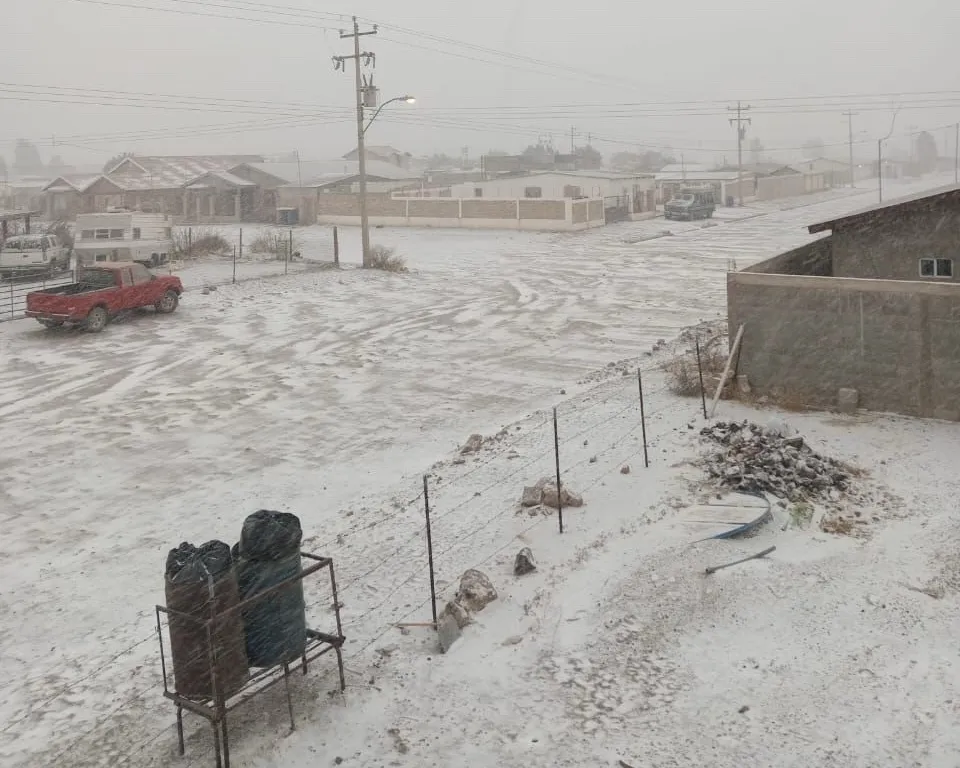 Prevé Protección Civil nevadas en la región noroeste por ingreso de nuevo frente frío