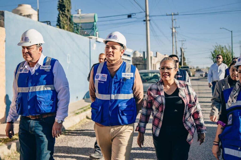 Supervisa alcalde Bonilla pavimentación de calle de la colonia José Vasconcelos