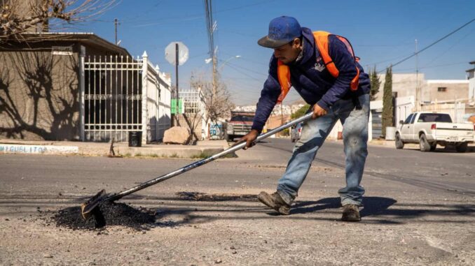Atendió Gobierno Municipal 633 baches esta semana