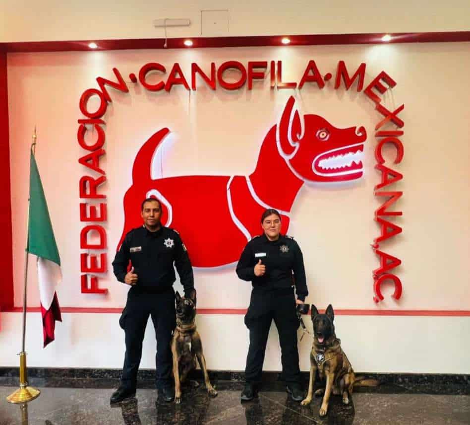 Galardonan a Unidad Canina de la SSPM como Policía del Año 2024
