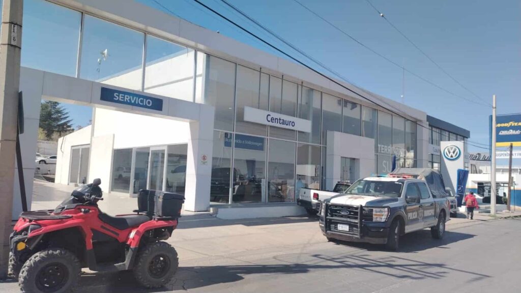 Robo en taller automotriz de Volkswagen