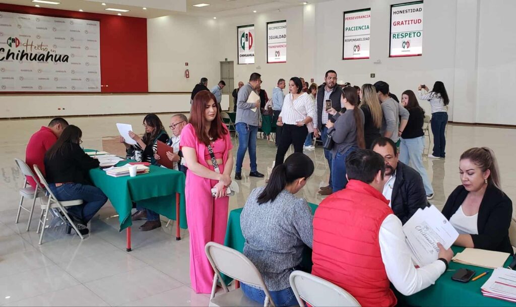 Lleva a cabo CDE PRI, registro de planillas para renovación de 67 comités municipales en el estado