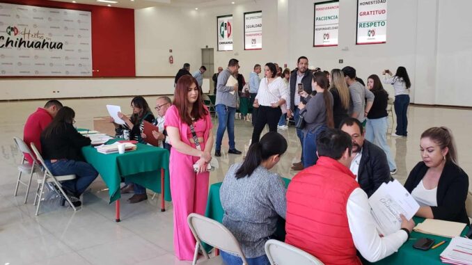 Lleva a cabo CDE PRI, registro de planillas para renovación de 67 comités municipales en el estado