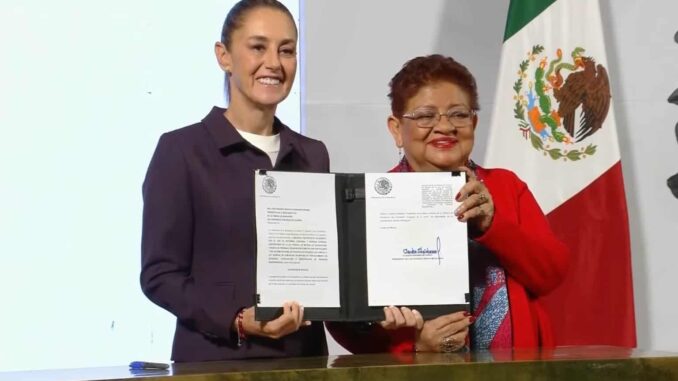 Sheinbaum firma y envía al Congreso las reformas para atención a desaparecidos