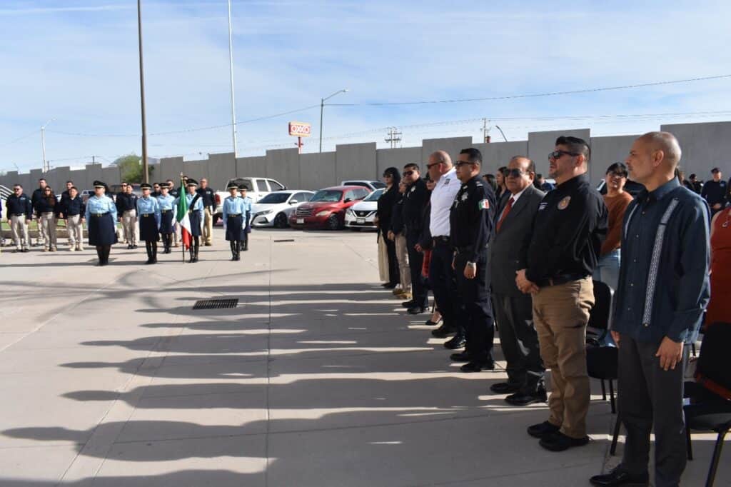 Durante honores a la bandera, FGE rinde tributo a policías ministeriales caídos en cumplimiento de su deber