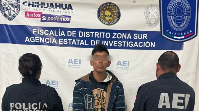 Captura AEI a prófugo por el delito de robo a casa habitación en Parral
