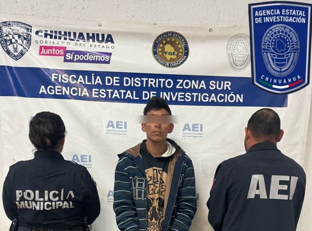 Captura AEI a prófugo por el delito de robo a casa habitación en Parral