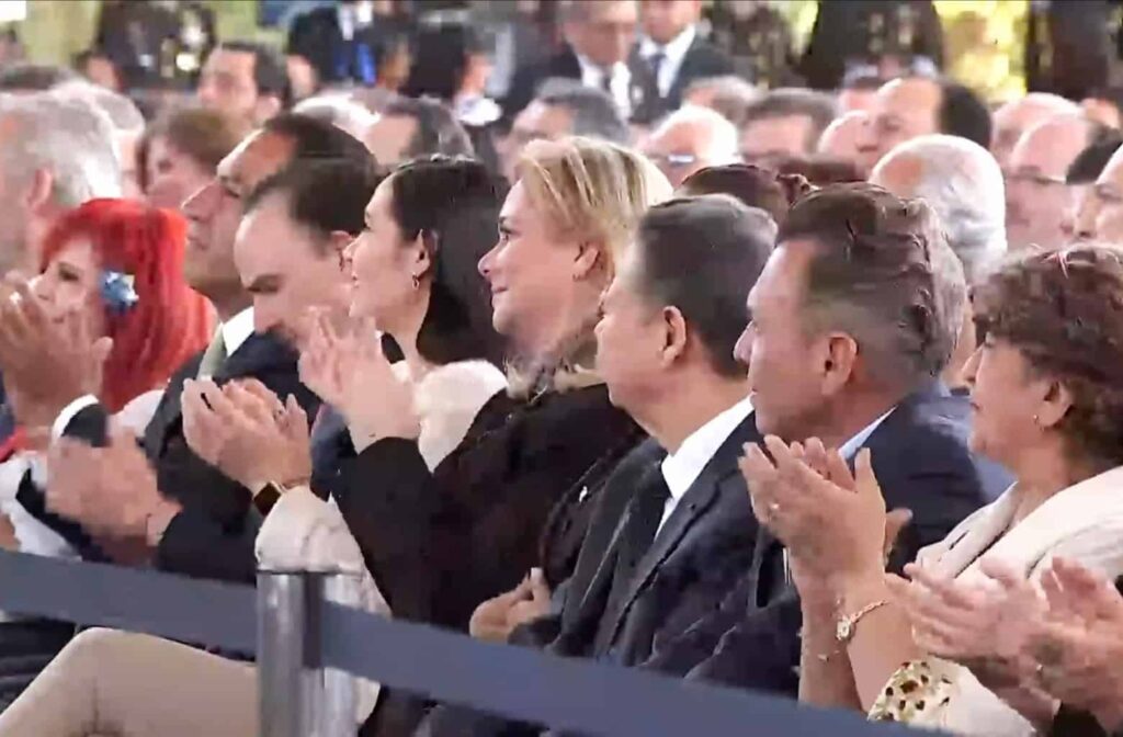 Maru Campos acompaña a Claudia Sheinbaum en la presentación del Plan México