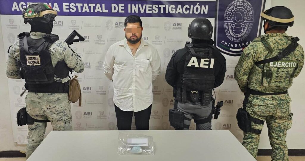 Detienen a joven con más de medio millar de pastillas de fentanilo en Juárez