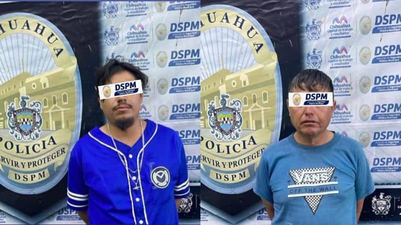 Presenta policía municipal a detenidos por lesionar a mujer tras incidente vial