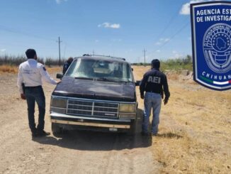 Recupera AEI vehículo con reporte de robo en Jiménez