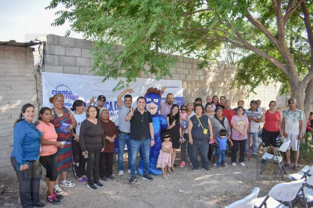 Inaugura JMAS Chihuahua red de drenaje en la colonia Ampliación Díaz Ordaz