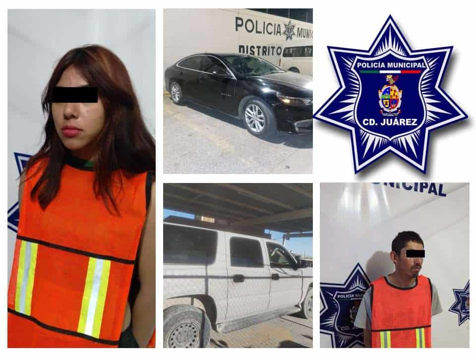 Detienen a dos con vehículos robados