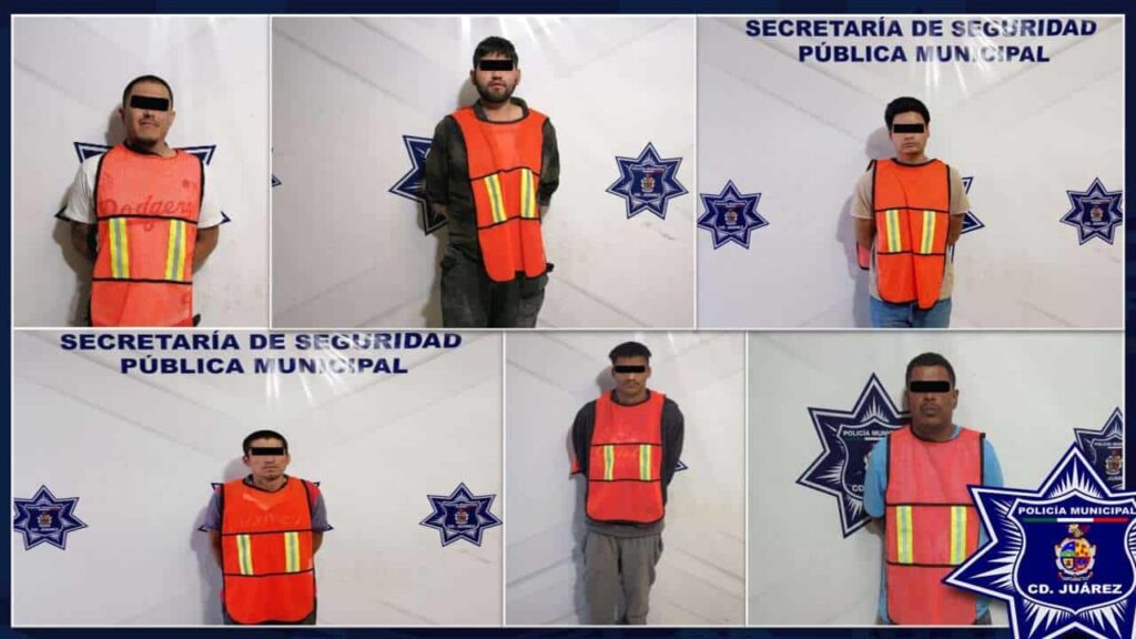 Arrestan a seis personas acusadas de violencia familiar