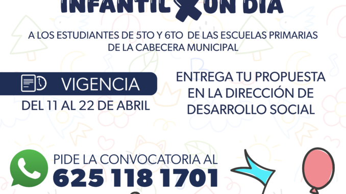 Funcionario infantil 2025