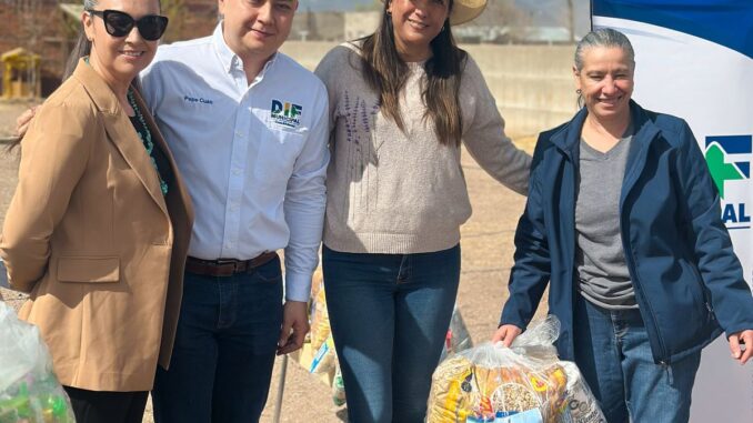 Llevan DIF Municipal y Desarrollo Rural apoyos a comunidades rurales, en Cuauhtémoc