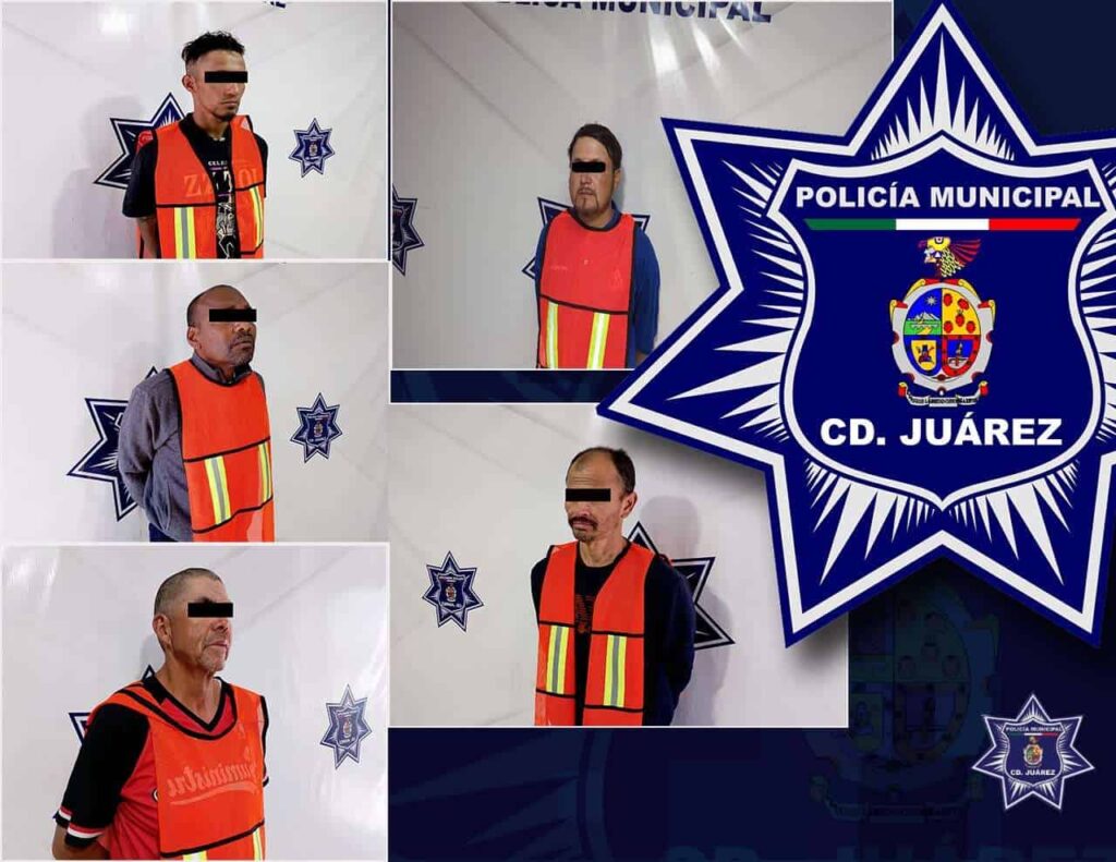 Arrestan a 5 prófugos de la justicia