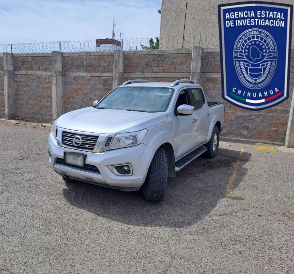 Recupera AEI pick up con reporte de robo reciente en Parral