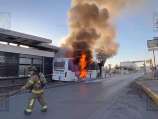 Bowí se incendia en la avenida Universidad sin dejar personas heridas
