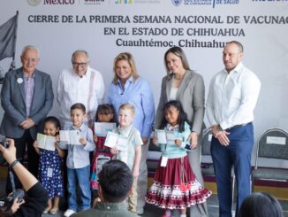 En Cuauhtémoc, realizan el cierre de la Primera Semana Nacional de Vacunación 2025
