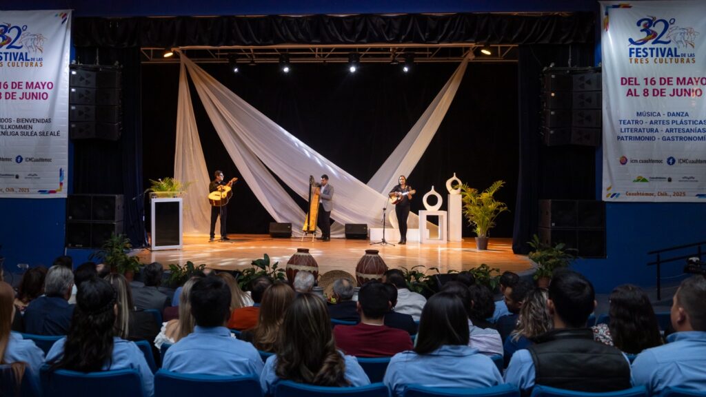 Presentan el programa del 32° Festival de las Tres Culturas, en Cuauhtémoc