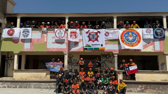 Acuden Bomberos de Cuauhtémoc a curso de intervención en situaciones de desastre nivel dos