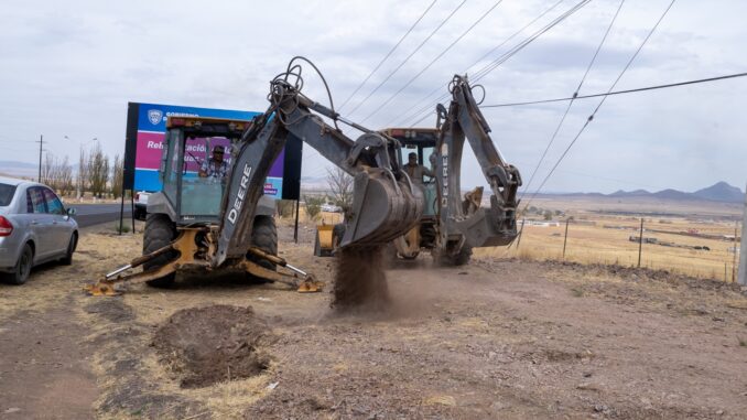 Comienza la instalación de línea de drenaje de 3 km en Anáhuac