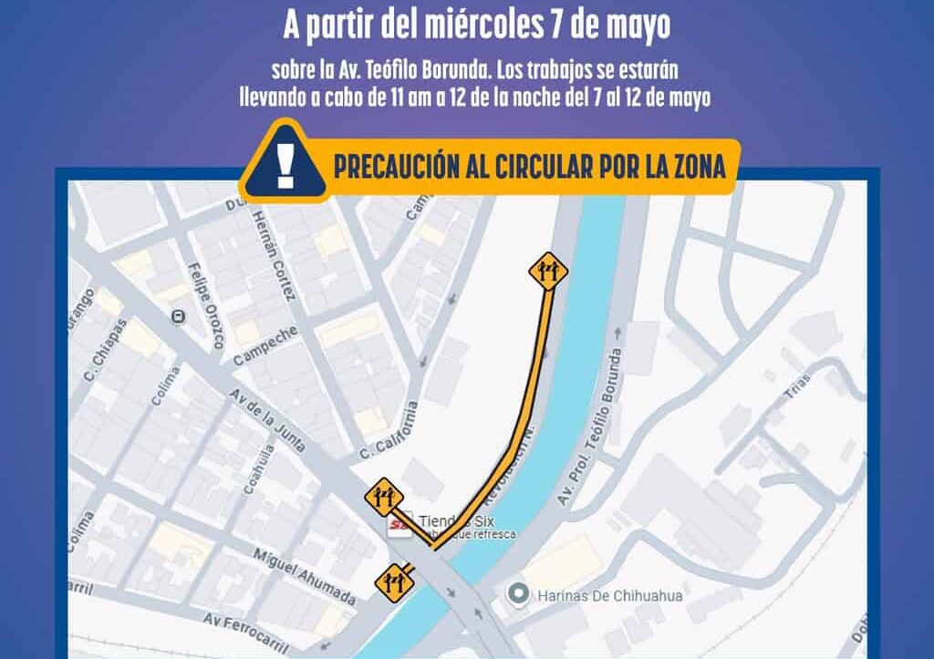 Inicia JMAS este miércoles trabajos en colector del cruce de avenidas Teófilo Borunda y La Junta