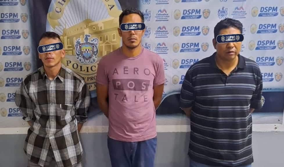 Grupos de Inteligencia de la DSPM detienen a 3 probables asaltantes de OXXO
