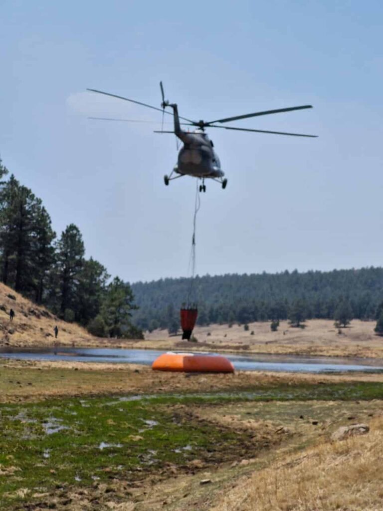 Arriba segundo grupo de brigadistas de otros estados para hacer frente a 23 incendios forestales en Chihuahua