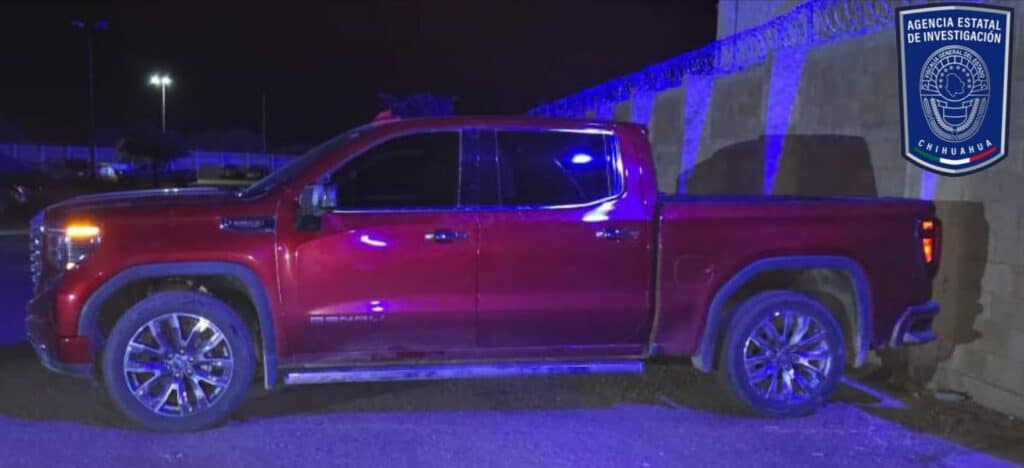 Detienen en la carretera Parral-Matamoros a sujeto con pick up robada en Juárez