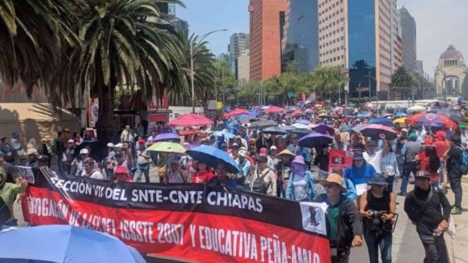 Sheinbaum espera pactar el fin del paro de la CNTE antes de la elección judicial