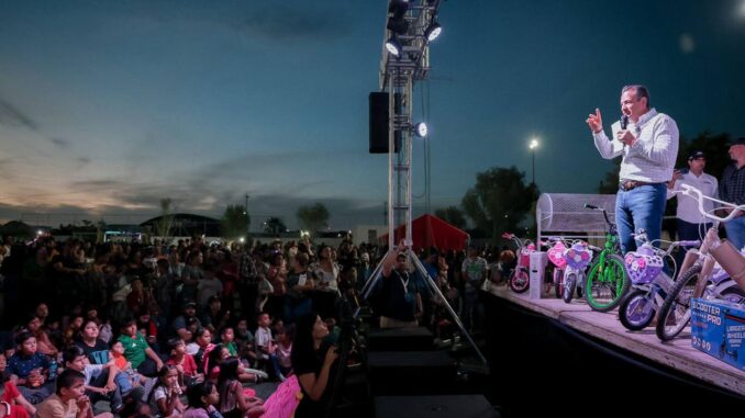 Marco Bonilla celebra la niñez en Camargo junto a 2 mil 500 familias