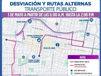 Anuncian modificaciones en rutas por el desfile del Día del Trabajo