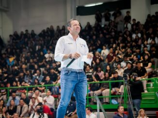 Comparte Marco Bonilla estrategias de prevención con estudiantes de bachillerato durante asamblea de la RMCAN en Juárez