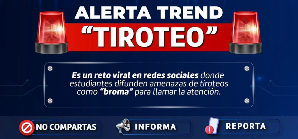 Emite Policía Cibernética Alerta por reto viral “Tiroteo” en redes sociales