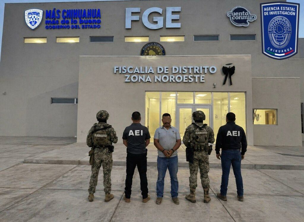 Detiene AEI a presunto a agresor sexual de dos adolescentes en Nuevo Casas Grandes