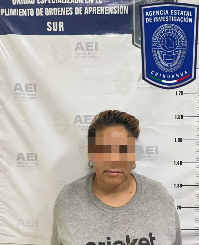 Reaprehende FGE Zona Sur a mujer acusada por robo a un comercio en Parral