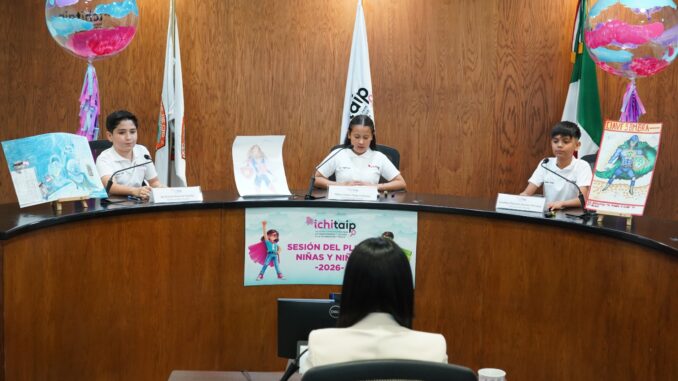 Con sesión del Pleno Infantil 2026, celebra ICHITAIP el Día de la Niñez