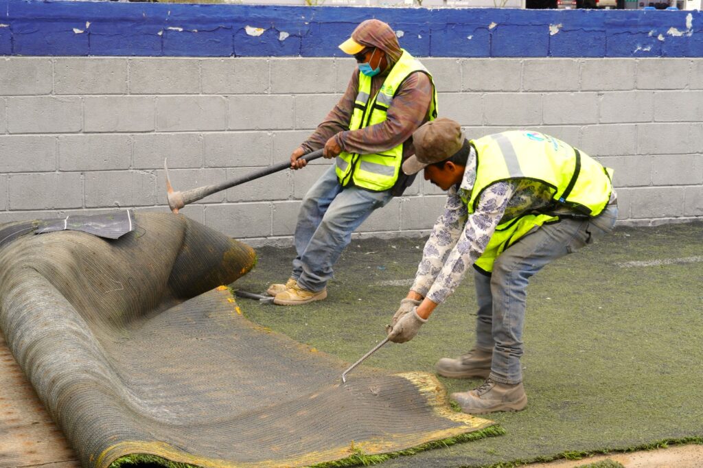 Arranca remodelación de canchas en la “Huerta Legarreta”