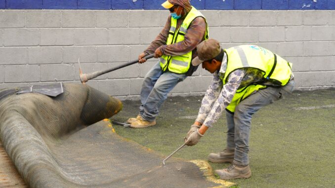 Arranca remodelación de canchas en la “Huerta Legarreta”