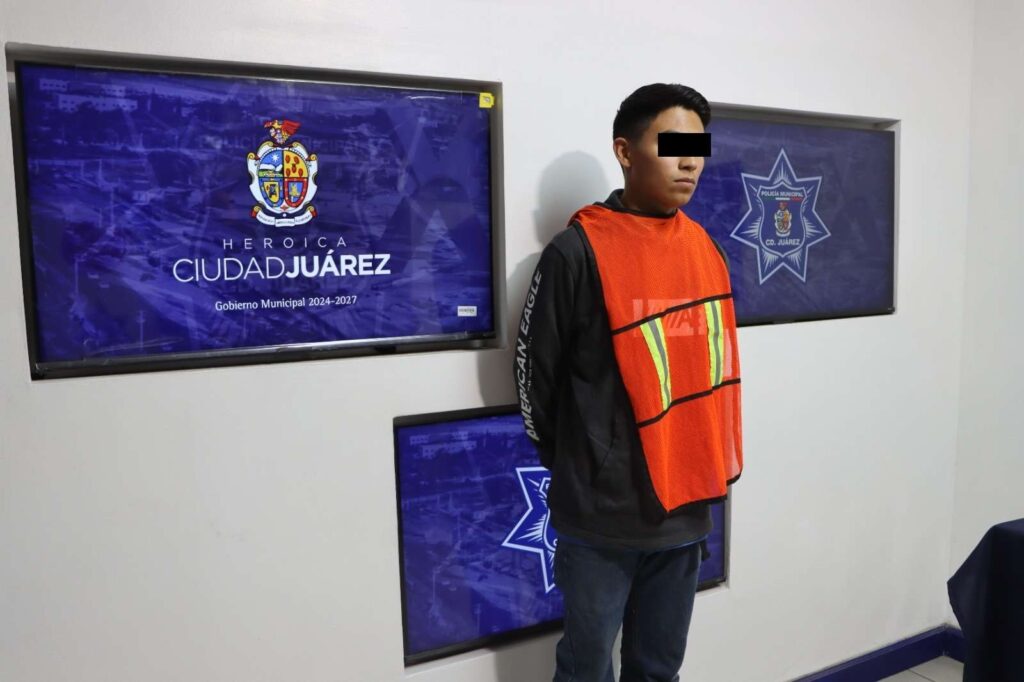 Lo arrestan con vehículo robado