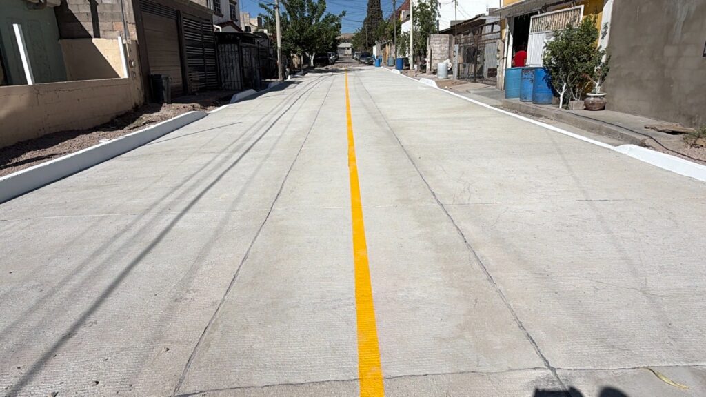 Concluye CUM con pavimentación de dos calles de la tradicional colonia de Santo Niño y San José